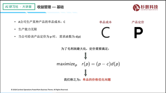 杉数科技高阳：收益管理在零售行业的痛难点问题及解决方法| AI 研习社 132期大讲堂总结