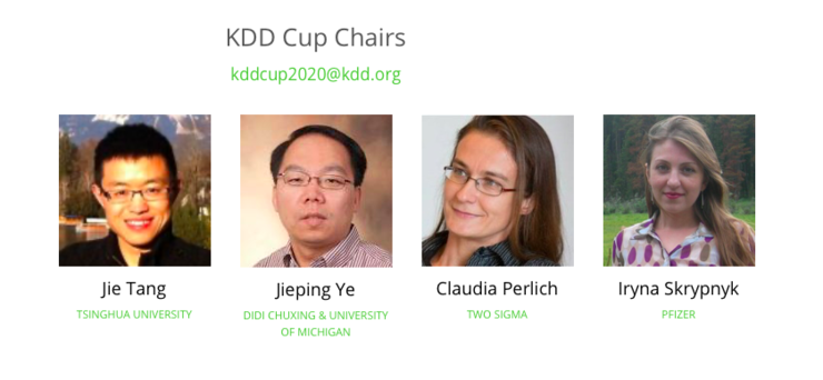 中国企业包揽主办权，奖金池 12 万美金， KDD Cup 2020 开赛