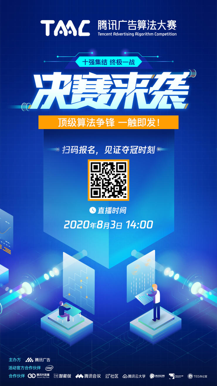 顶级算法竞技来袭，2020腾讯广告算法大赛迎来最终决战！